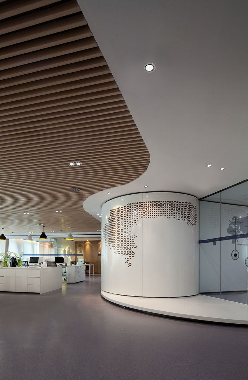 上海國際貿(mào)易公司辦公室裝修設計方法